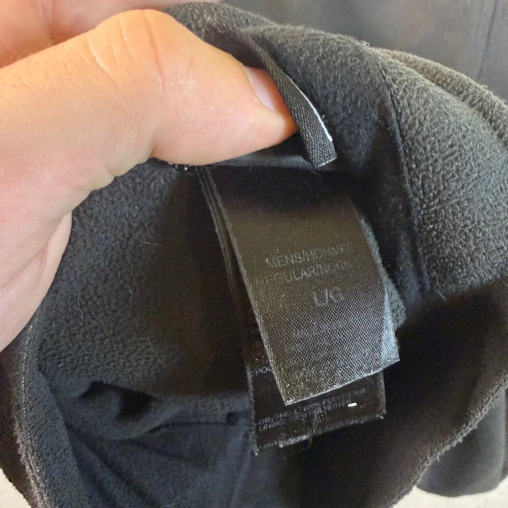 The North Face WindWall Mens Full Zip Fleece Jacket Black Large‎ Regular Fit
